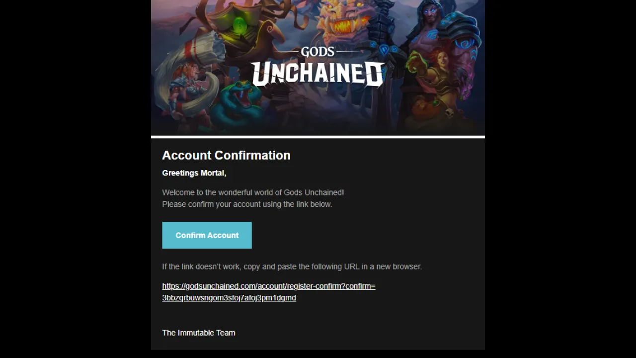 confirm-account-gods-unchained