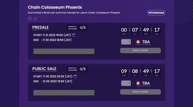 presale